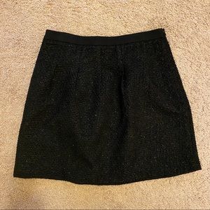 Sparkle black Loft skirt